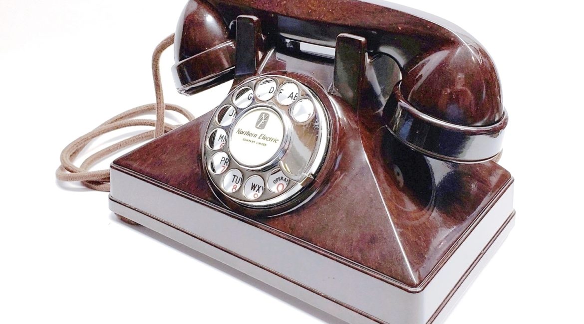 1955 Northern Electric Mahogany Uniphone #1