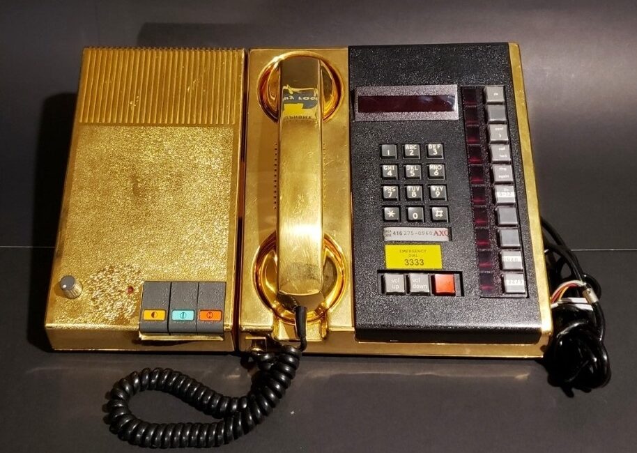 1981 Gold SL1 and Companion 3 Speakerphone