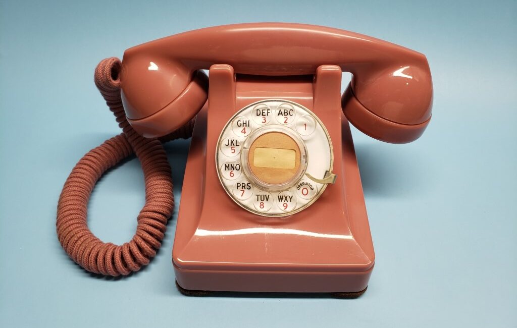 1954 Northern Electric Old Rose 302 with Western Electric Body and Handset.