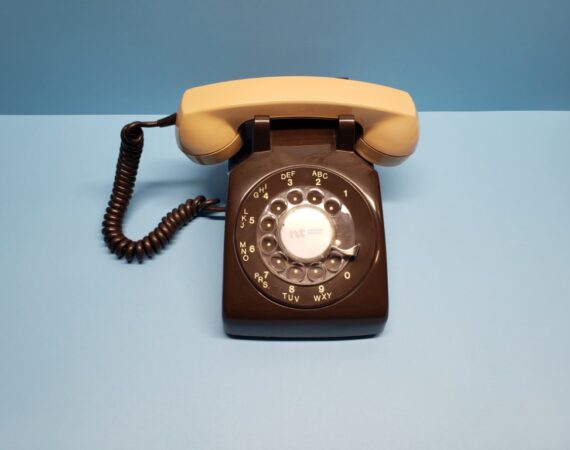 1981 Northern Telecom two tone Brown and Cream QSQM 500AX.