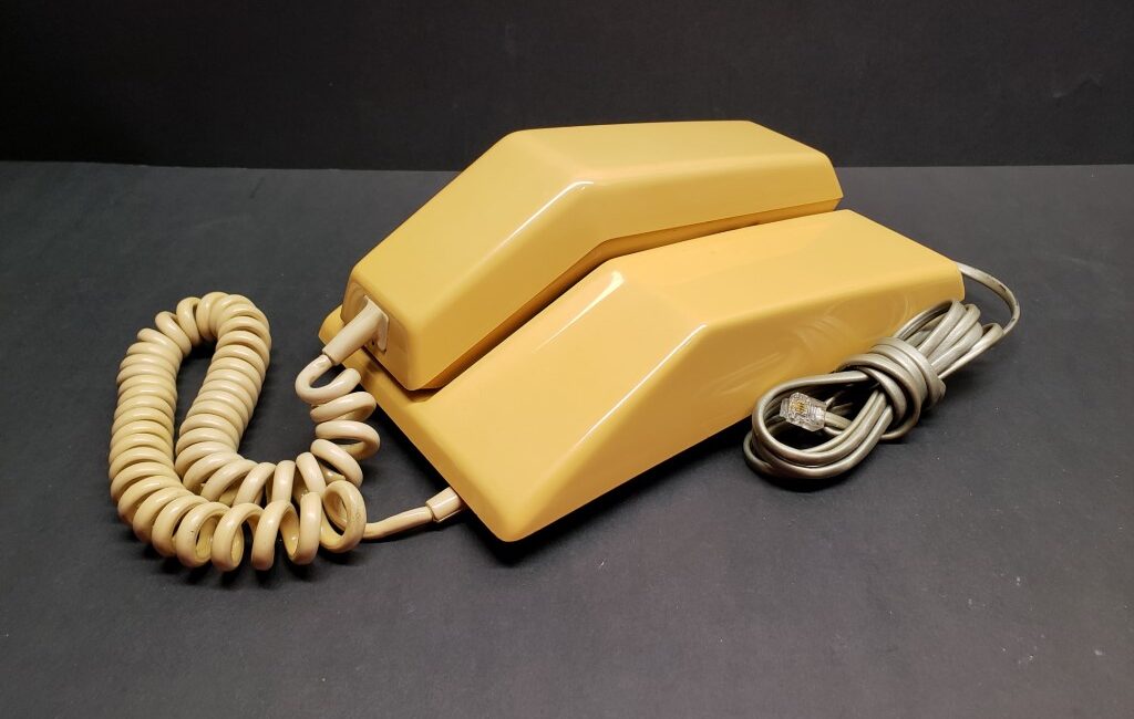 1978 Date Matching Harvest Gold Contempra Phone.