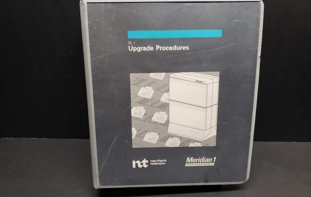 1993 Nortel Meridian 1 SL-1 Upgrade Procedures Manual P0740540